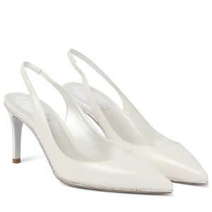 Rene caovilla sling back heel
